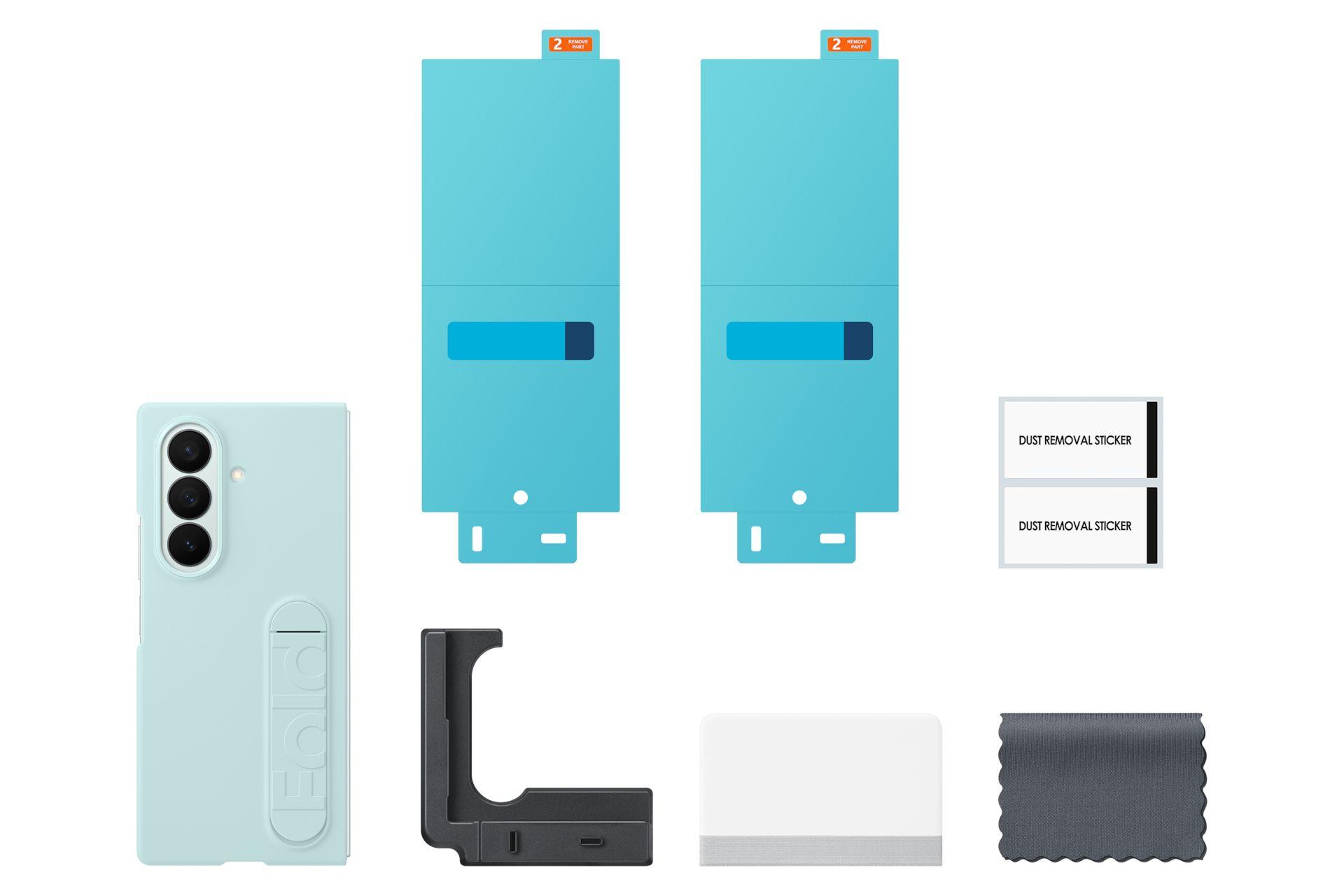 Capa SAMSUNG Galaxy Z Fold7 Silicone Case (Silicone - Menta), miniatura 5