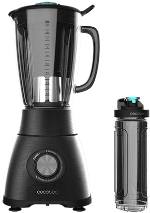Liquidificadora CECOTEC Power Black Titanium 1800 Go (Batidora de vaso - 1800 W - 22000 RPM - Preto) — miniatura 2