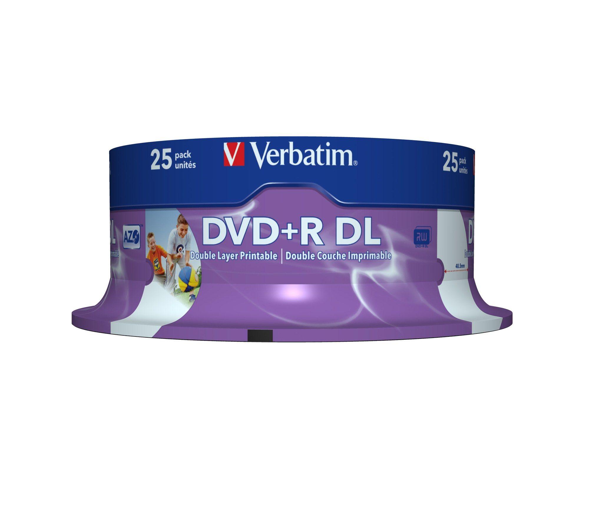 DVD+R DL Imprimível VERBATIM 43667 (8,5 GB - 8x - 25 unidades) — miniatura 4
