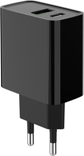 Carregador de Parede GEMBIRD TA-UC-PDQC20-01-BK (20 W - Até 20 W - Preto)