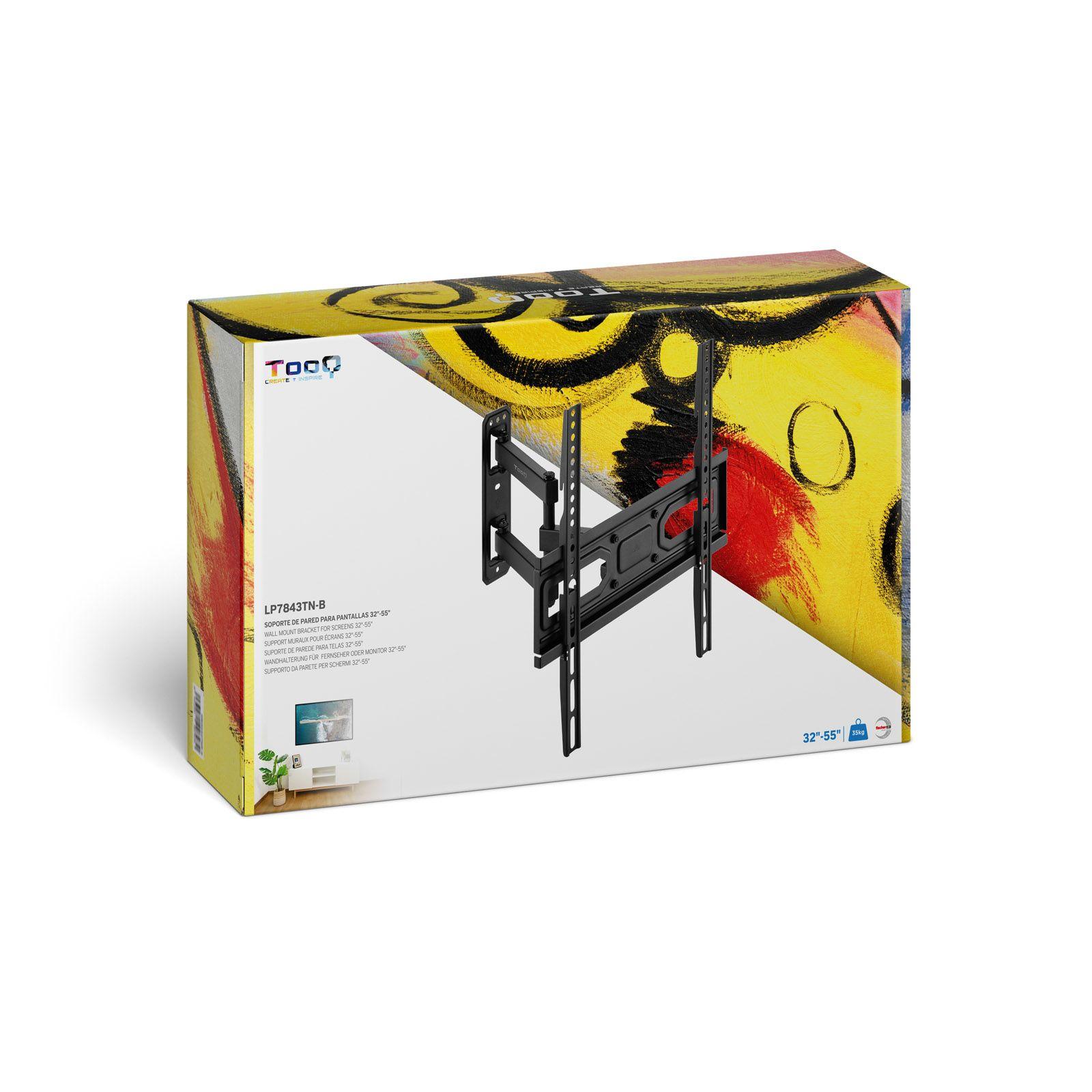 Suporte de Parede TV TOOQ LP7843TN-B (32-55" - 35 kg - Preto), miniatura 9