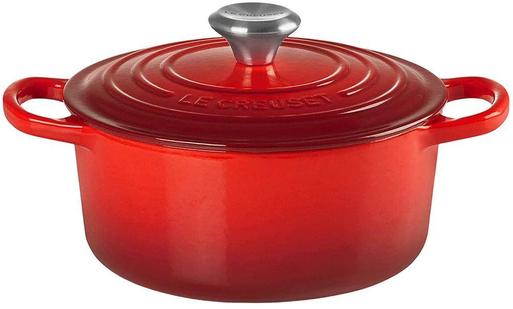 Caçarola Redonda de Ferro Fundido LE CREUSET Signature (Ferro fundido - Vermelho), miniatura 2