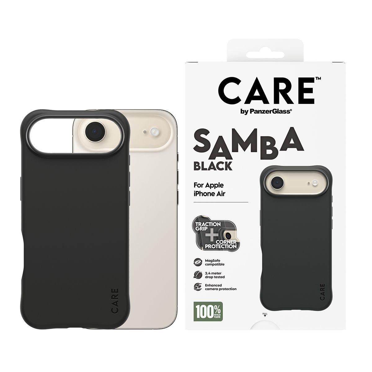 Capa PANZERGLASS CARE Samba para iPhone Air (Apple - Preto), miniatura 2