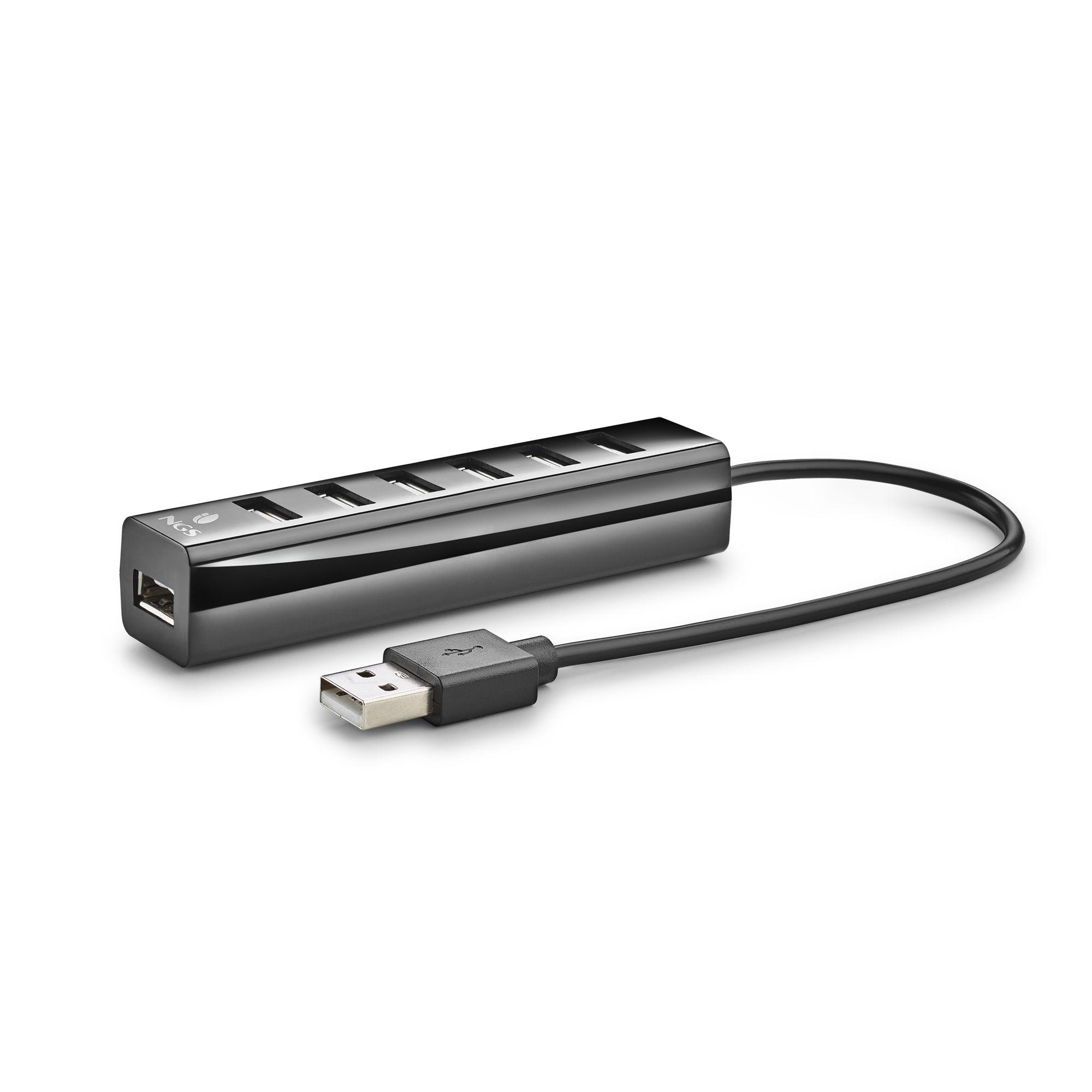 Hub USB NGS IHUB7 Tiny (Preto) — miniatura 4