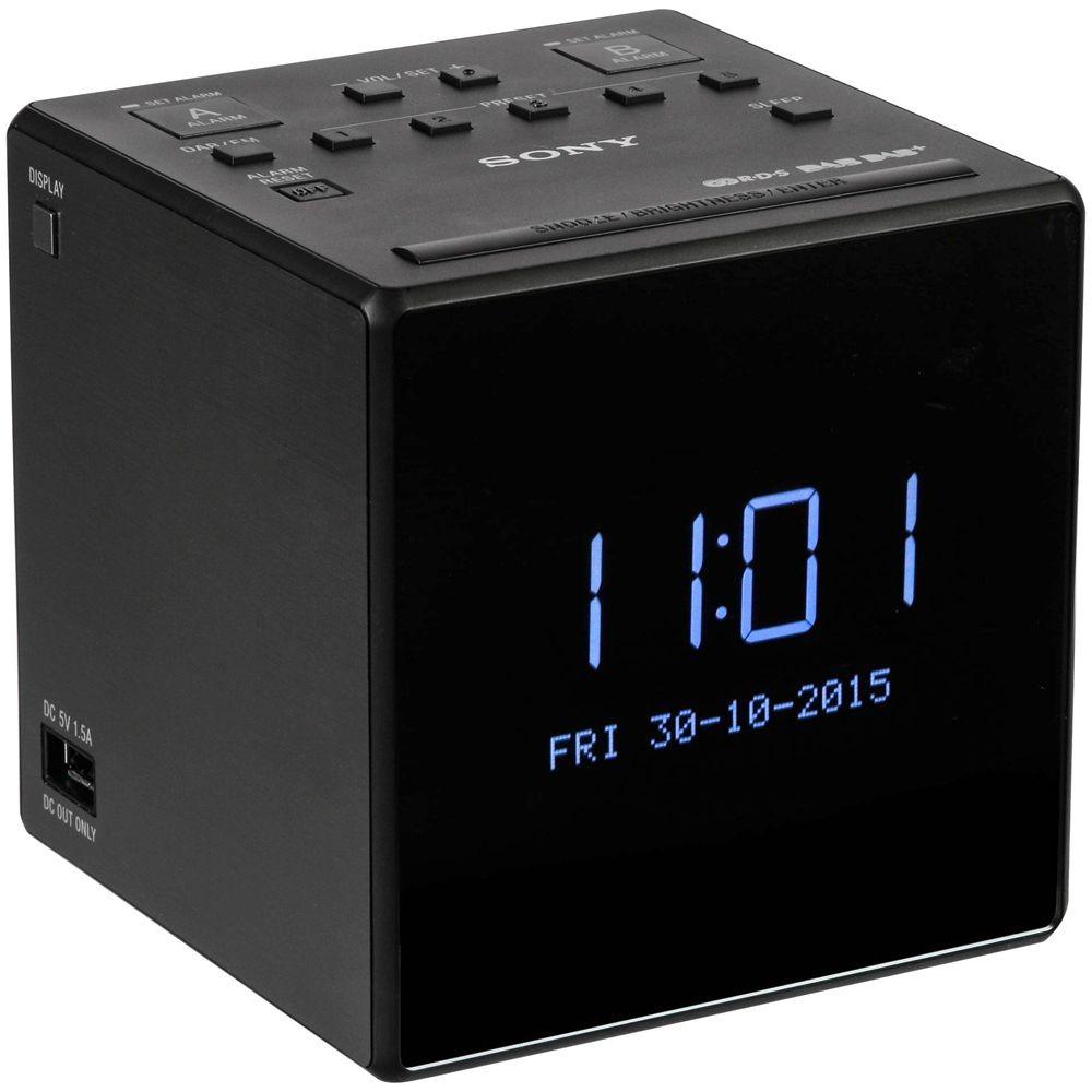 Rádio Despertador SONY XDR-C1DBP (15 W - Preto e Prateado), miniatura 2