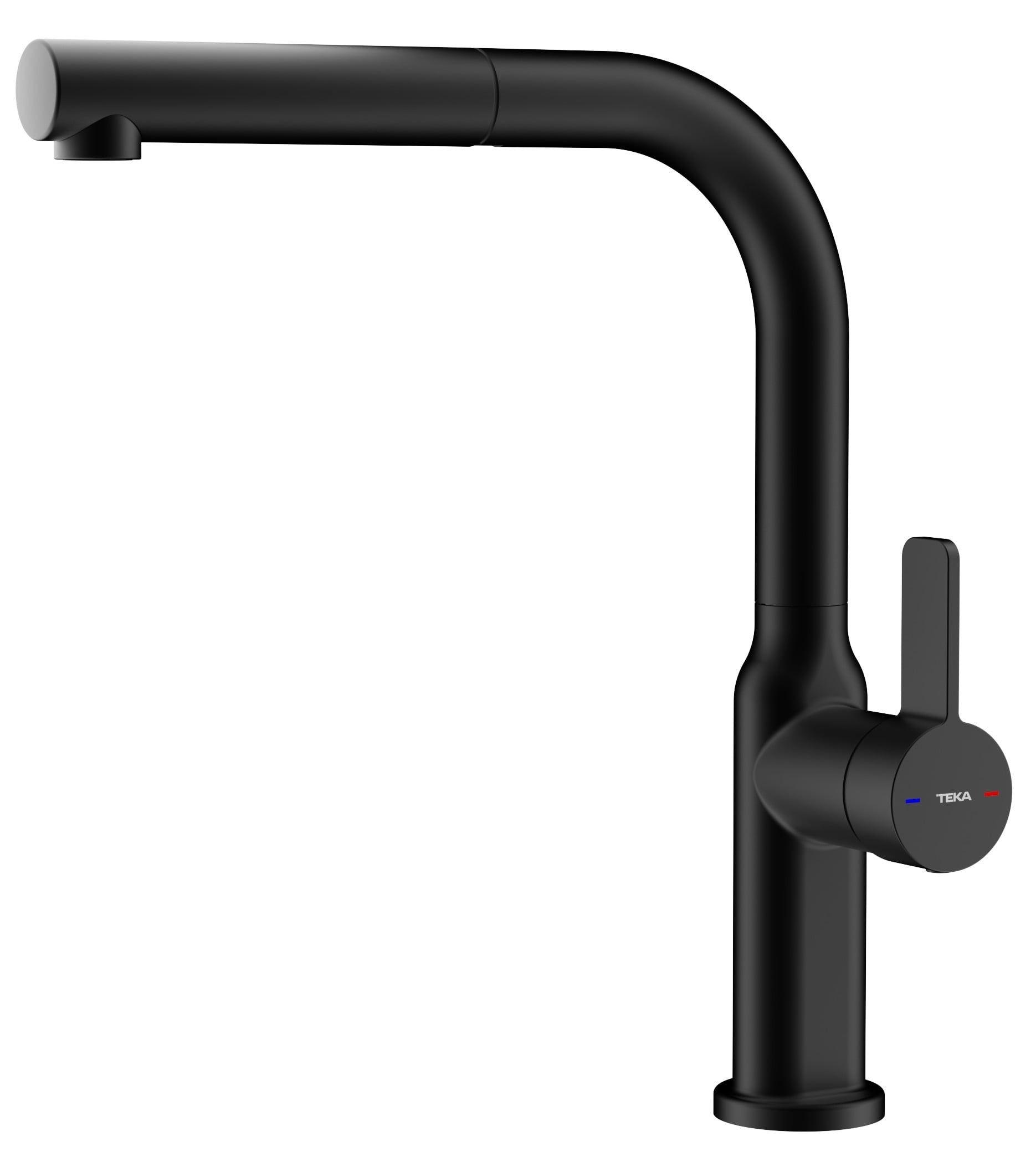 Torneira Misturadora TEKA Oval 938 (52 x 52 mm - Preto)