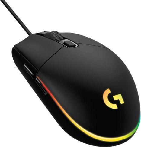 Rato LOGITECH G203 LIGHTSYNC (Mão direita - 8000 DPI - Ótico - Preto)