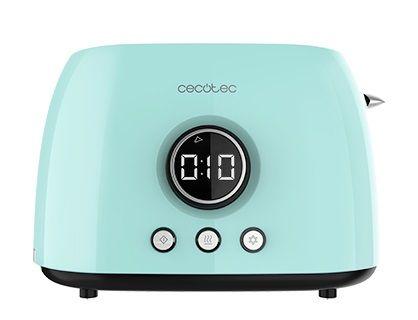 Torradeira CECOTEC ClassicToast 8000 Double (800 W - 2 fatias - Altura 19 cm - Azul) — miniatura 2