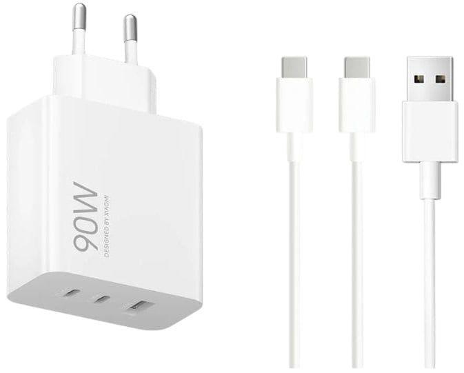 Carregador de Parede XIAOMI 90W HyperCharge Power Adapter BHR087MEU (90 W - Branco) — miniatura 3