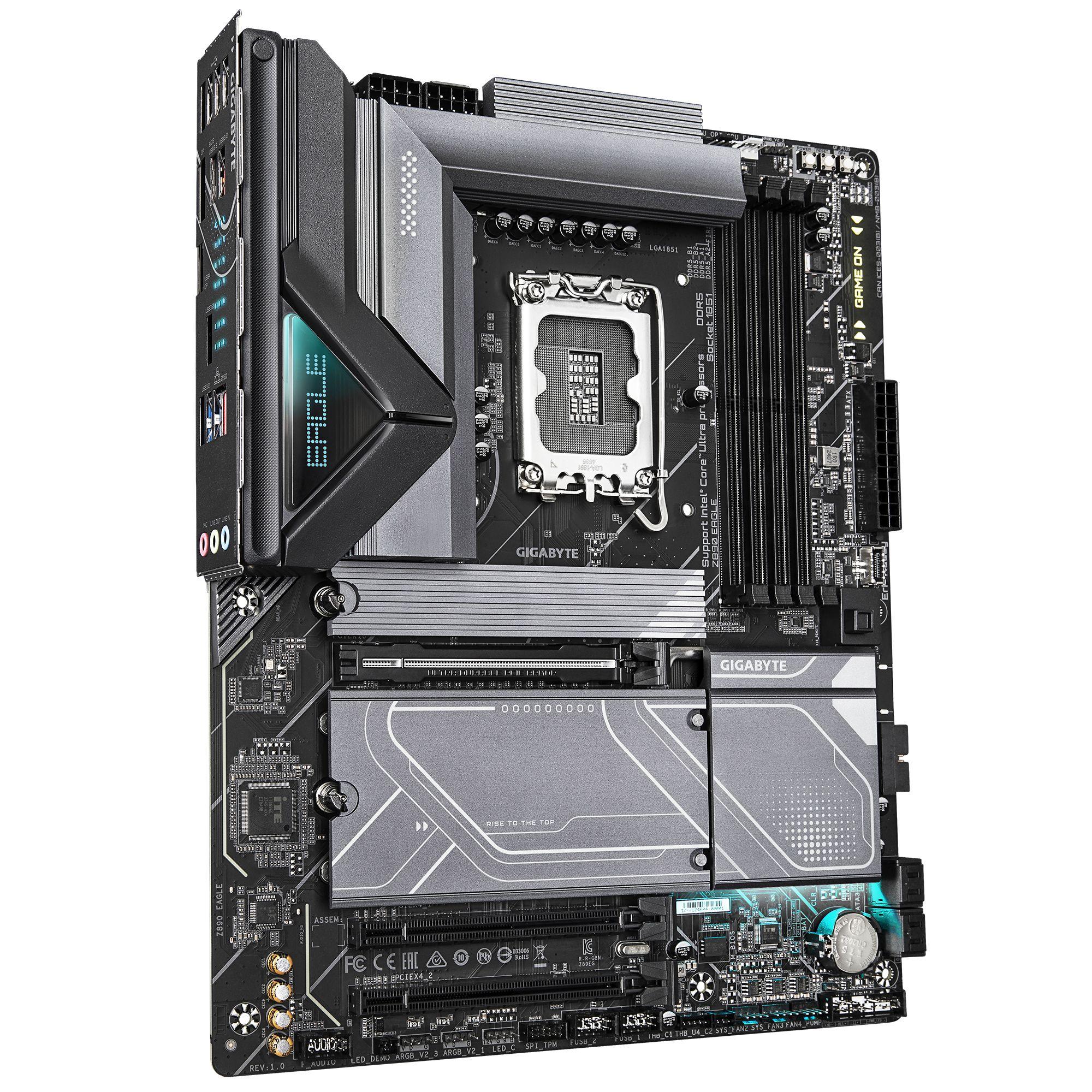 Motherboard GIGABYTE Z890 EAGLE (LGA 1851 - Intel Core Ultra Série 2 - ATX - Preto) — miniatura 3