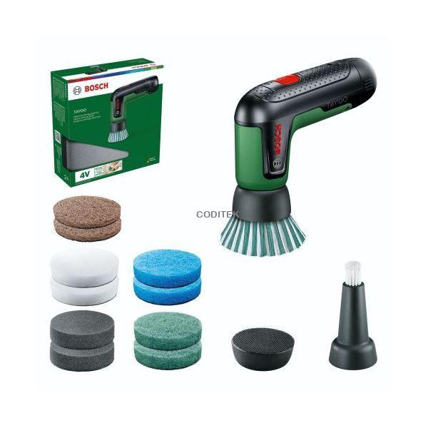Escova de Limpeza sem Fios BOSCH UniversalBrush Set (IPX5 - Bateria de iões de lítio)