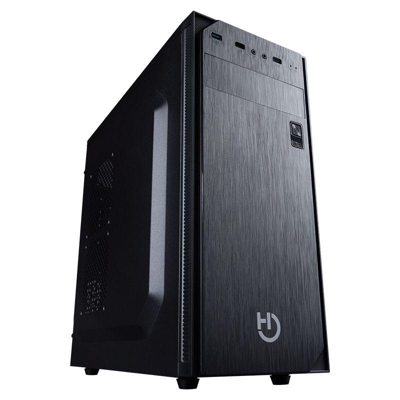 Caixa Semitorre PC HIDITEC KLYP (ATX, micro ATX - Tower - Sintéticos ABS, SECC - Preto)