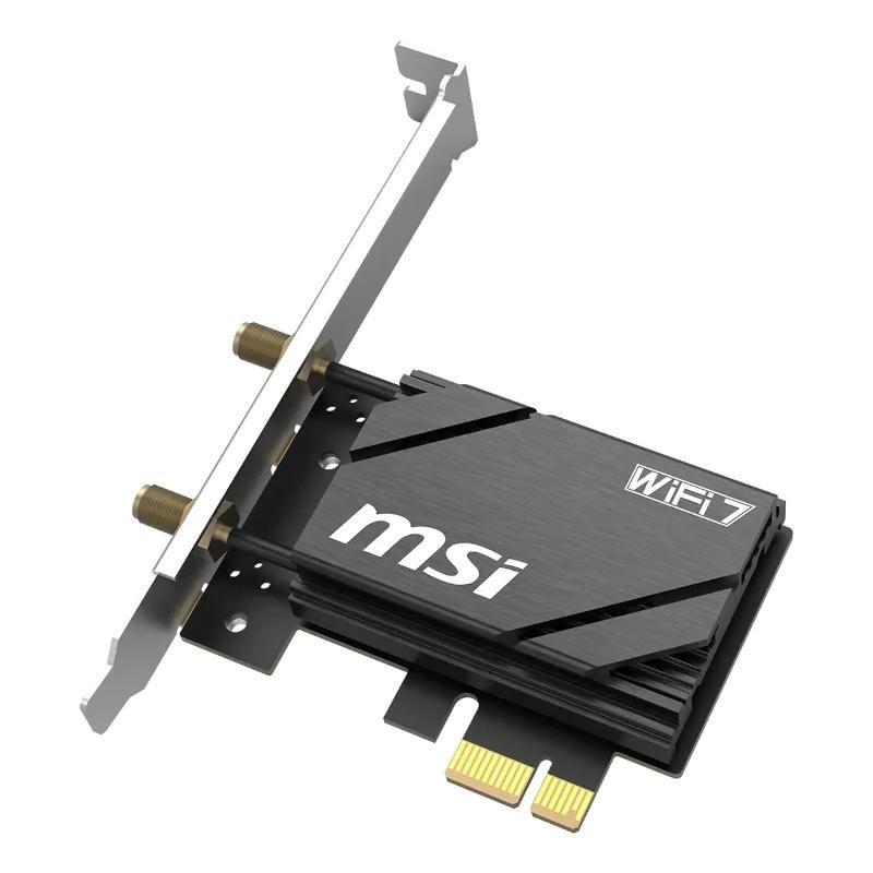 Placa de Rede PCIe MSI Herald BE6500 (Wi-Fi 7 - PCIe x1) — miniatura 3