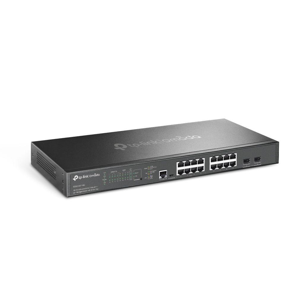 Switch de Rede TP-LINK SG3218XP-M2 (2.5G Ethernet - 12 MB - 120 Gbit/s - Preto) — miniatura 2