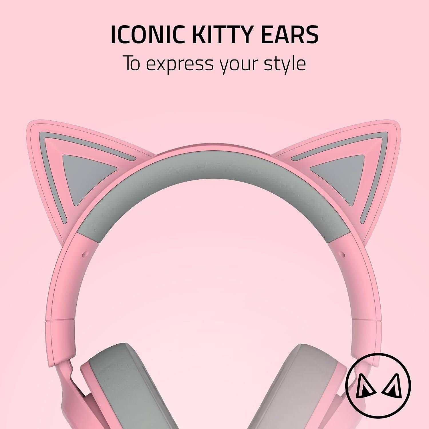 Auscultadores RAZER Kraken Kitty V3 X (Binaural - Com fios - Circum-aural - Rosa), miniatura 3