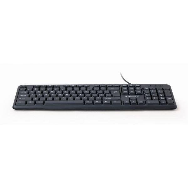 Teclado GEMBIRD KB-U-103 (Inglês - Tamanho completo - USB - Preto) — miniatura 3
