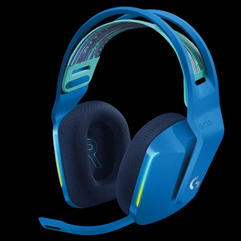 Headset Gaming LOGITECH G733 (Binaural - RF - Circum-auricular - Azul) — miniatura 3