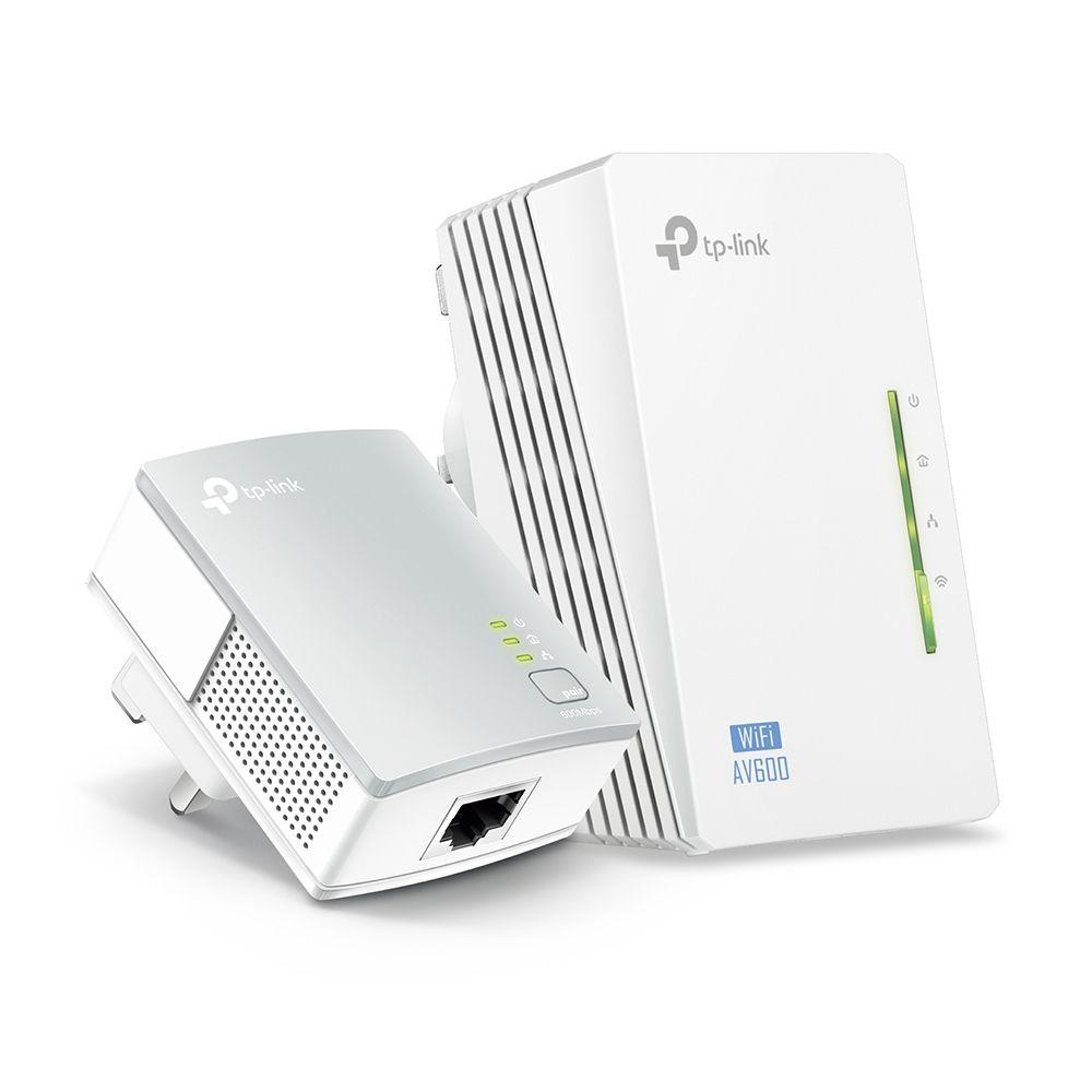 Kit de Adaptadores Powerline TP-LINK TL-WPA4220 KIT V4 (Wi-Fi 4 - Ethernet Rápida - 2 unidades - Branco) — miniatura 2