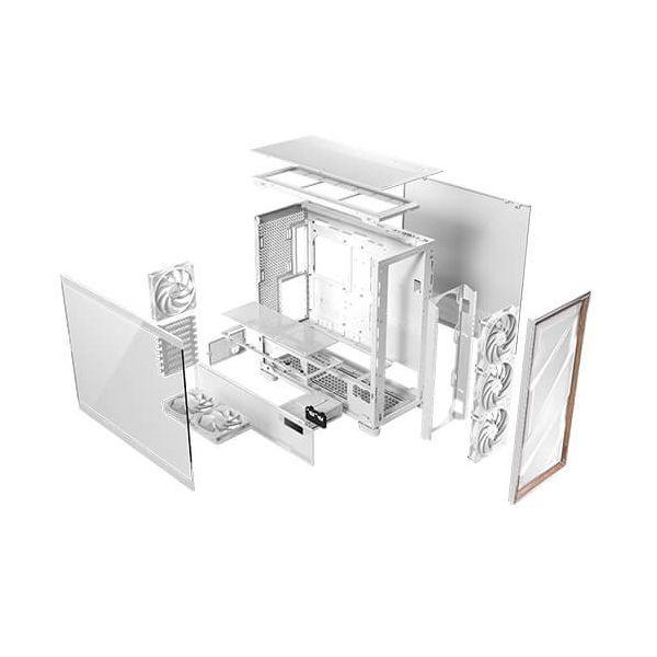 Caixa PC ANTEC Flux Pro (Full Tower - ATX, E-ATX, ITX, Micro ATX - 19 cm - Branco e Madeira) — miniatura 5