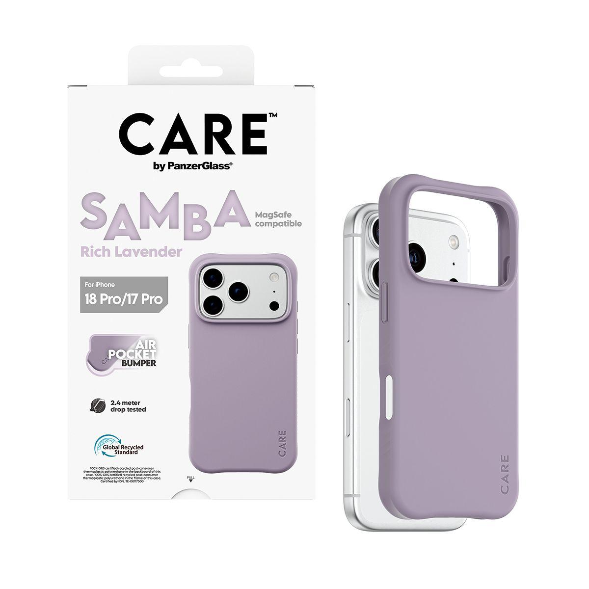 Capa PANZERGLASS CARE Samba Case (Roxo), miniatura 5
