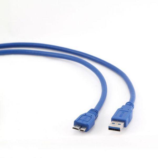 Cabo USB GEMBIRD CCP-MUSB3-AMBM-10 (3 m - Micro-USB B - USB A - Azul), miniatura 2