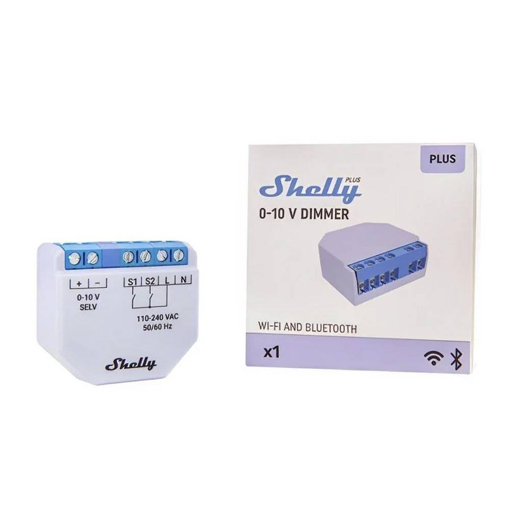 Regulador de Luz SHELLY Plus Dimmer 0-10V (Cinzento/Azul), miniatura 4
