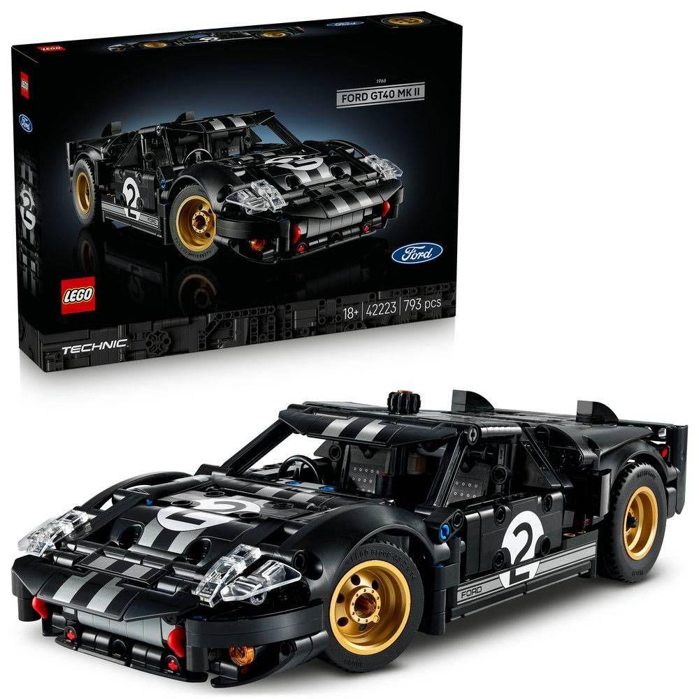 LEGO 42223 Technic Carro de Corrida 1966 Ford GT40 MKII (18+ anos - 793 peças) — miniatura 3