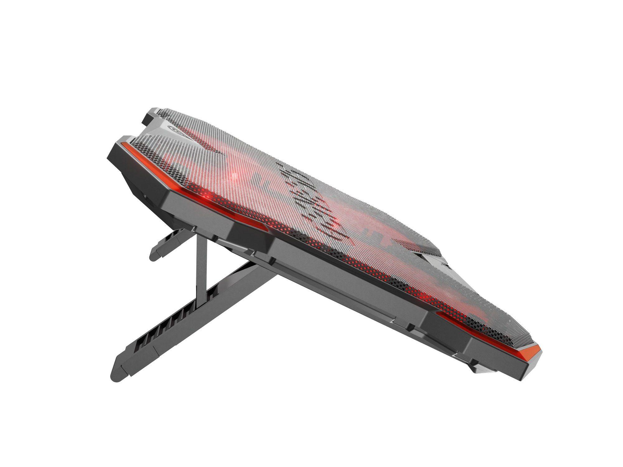 Base de Refrigeração GENESIS Oxid 260 (17,3" - 43,9 cm - 1010 RPM - Preto e Vermelho) — miniatura 5