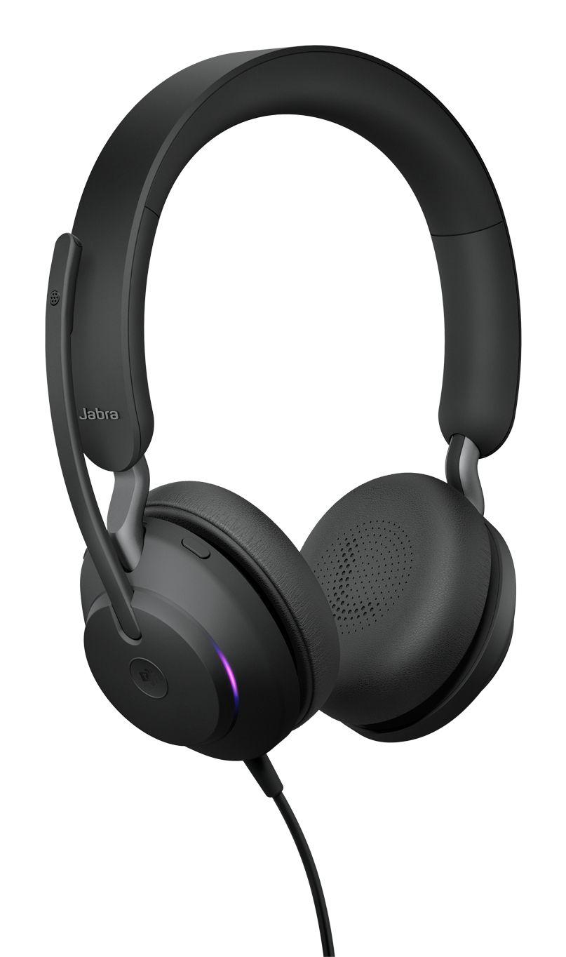 Headset Profissional JABRA Evolve2 40 SE MS Stereo (Binaural - Com fios - Supra-aural - Preto) — miniatura 2