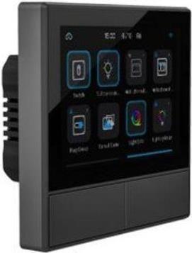 Painel Inteligente de Parede SONOFF NSPanel (PC V0+CRS+Vidro touch - Preto)