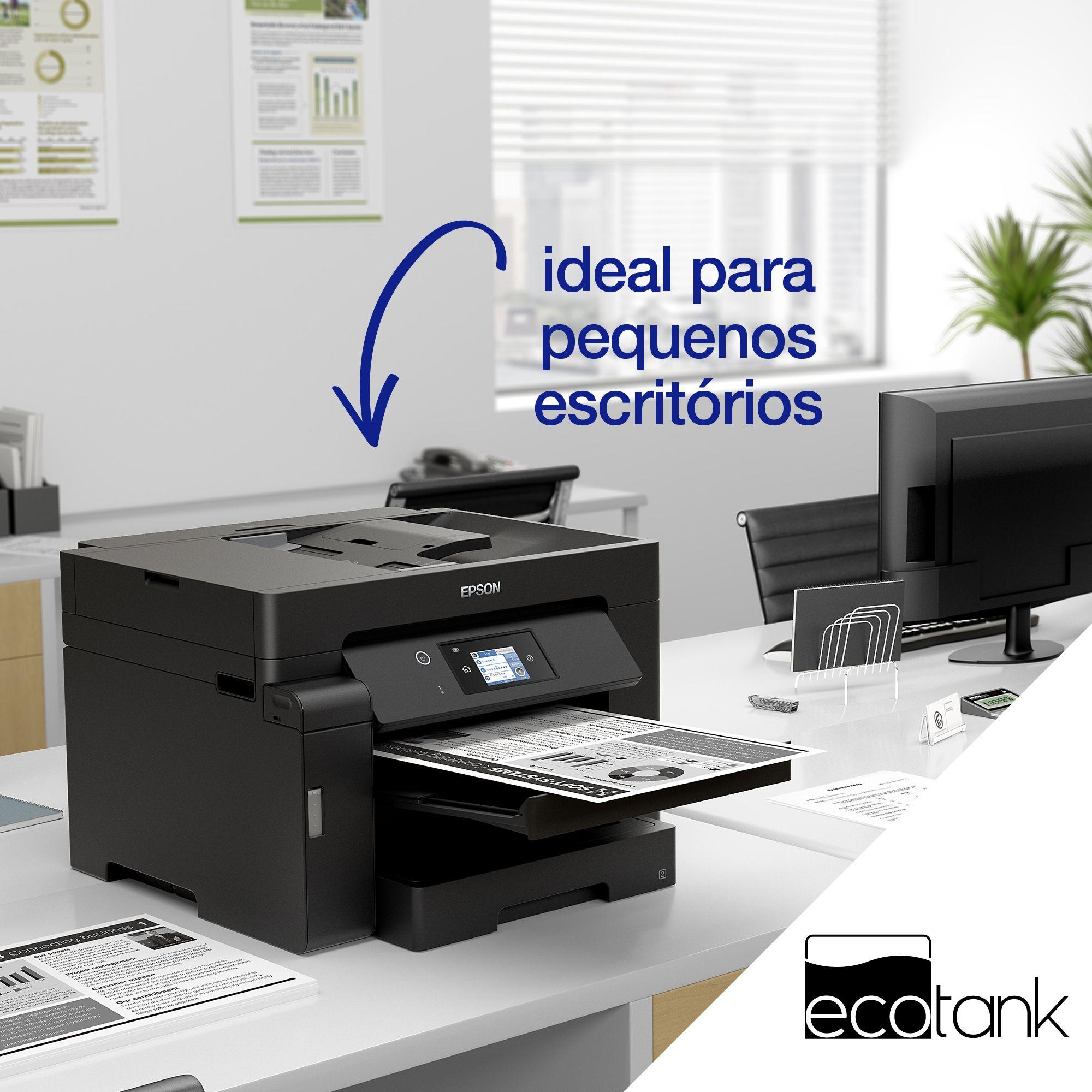 Impressora Multifunções EPSON EcoTank ET-M16600 (A3 - Impressão a preto e branco - 550 folhas - Preto), miniatura 5
