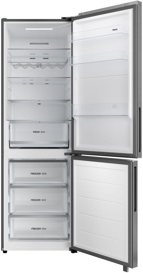Frigorífico Combinado Independente TEKA RBF 64650 SS (400 l - 186x59,5x68,8 cm - 60 cm - Inox), miniatura 2
