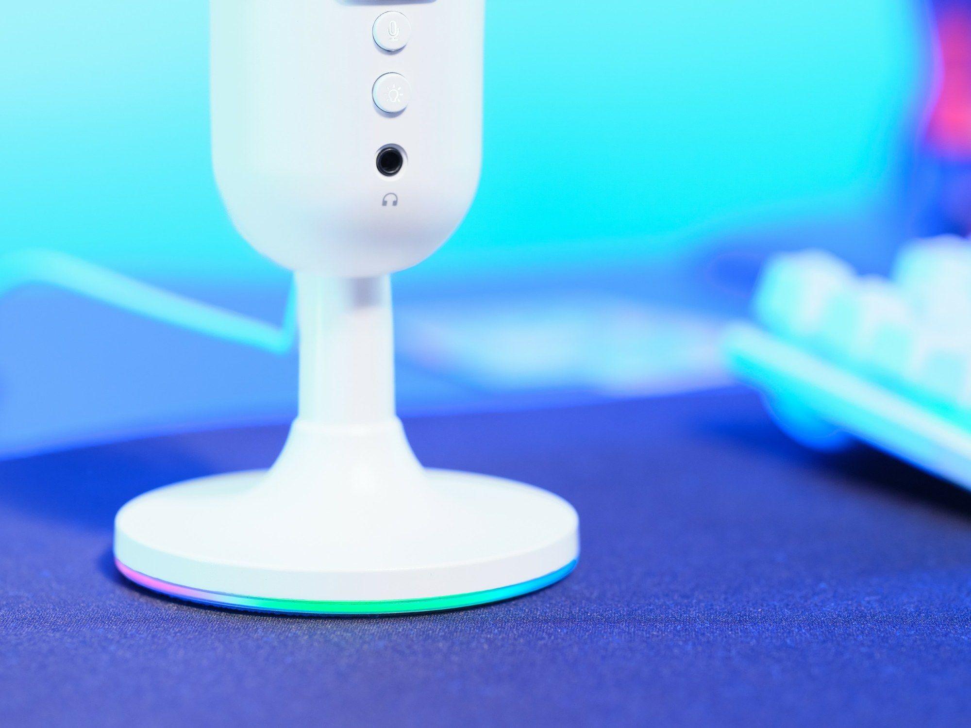 Microfone de Mesa TRUST GXT 234W Yunix (Microfone de mesa - Com fios - USB/3.5 mm - Branco) — miniatura 7