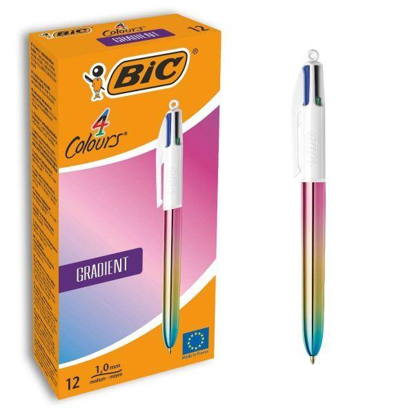 Caneta Esferográfica BIC 4 Colours Gradient (Branco/Degradé Tricolor) — miniatura 2