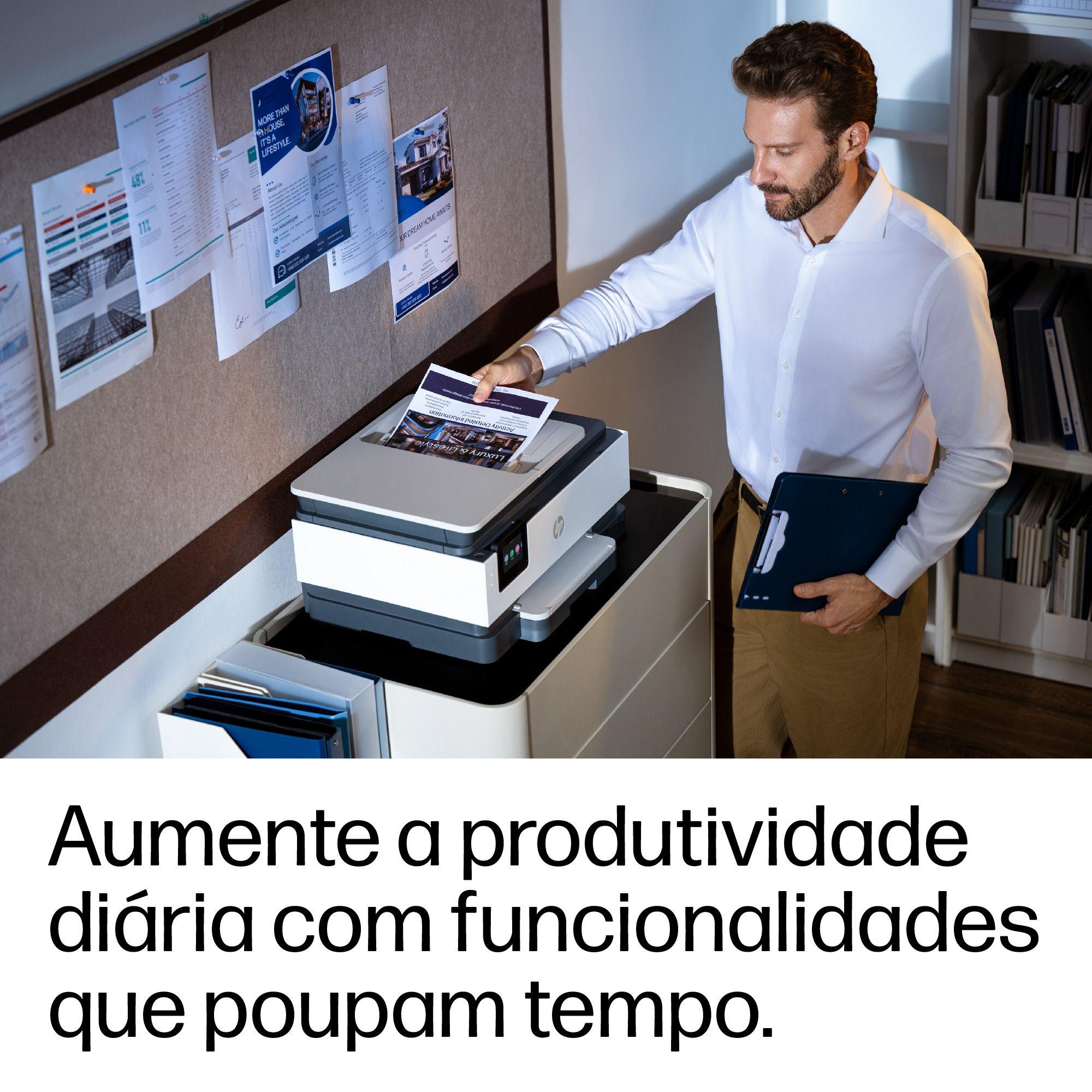 Impressora Multifunções HP OfficeJet Pro 8135e (A4 - Impressão a cores - 225 folhas - Azul), miniatura 10