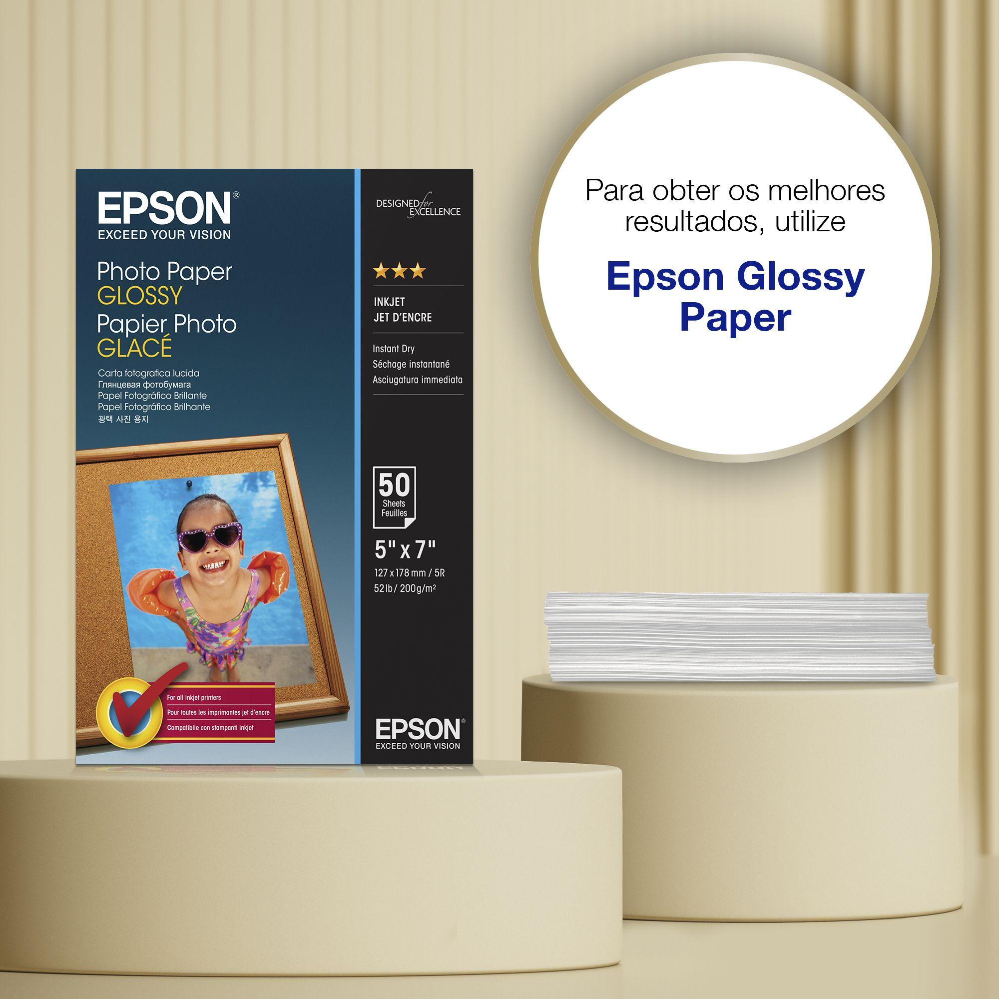 Papel Fotográfico EPSON C13S042545 (13 x 18 cm - 200 g/m² - 50 folhas - Brilho), miniatura 2