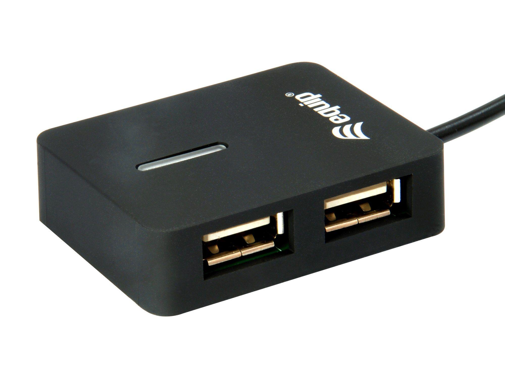 Hub USB EQUIP Life Travel 128952 (Preto) — miniatura 4