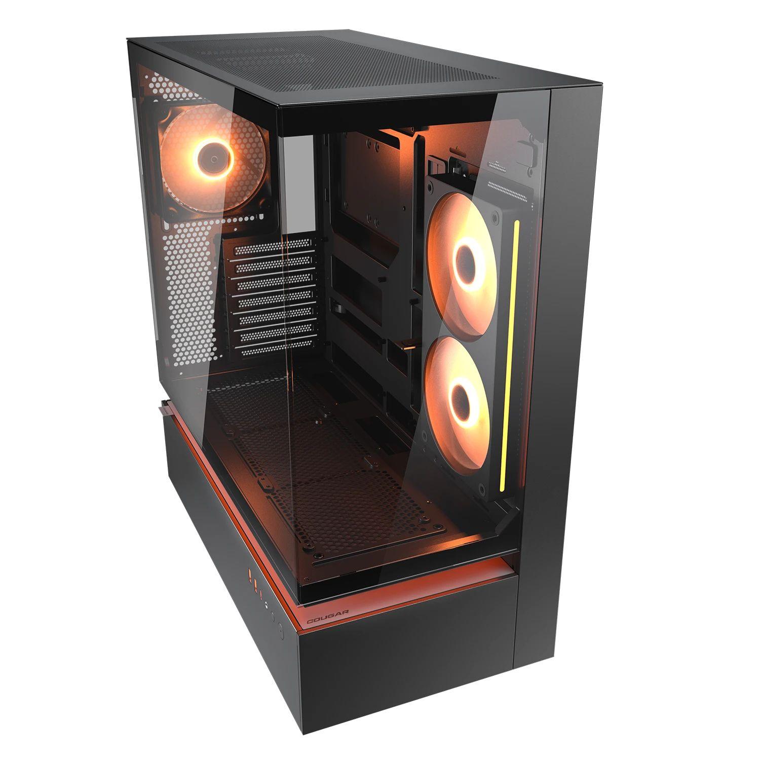 Caixa de Computador COUGAR CFV235 (ATX, CEB, Micro ATX, Mini-ITX - Midi Tower - Vidro, Aço - Preto) — miniatura 4