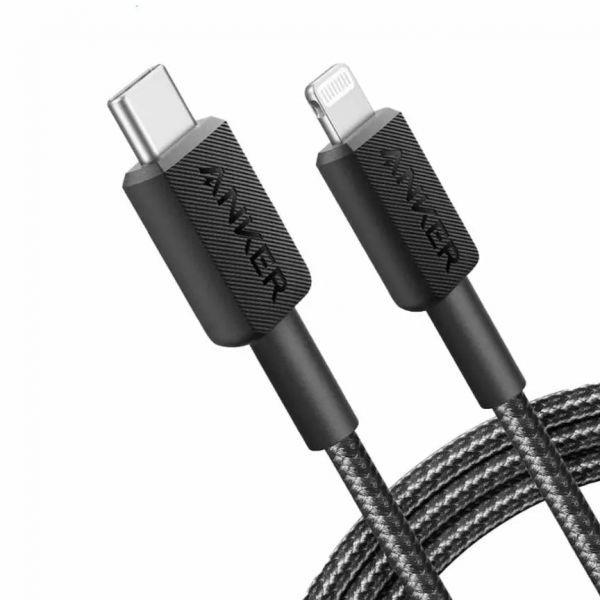 Cabo USB-C para Lightning ANKER 322 (0,9 m - USB-C - Preto) — miniatura 2