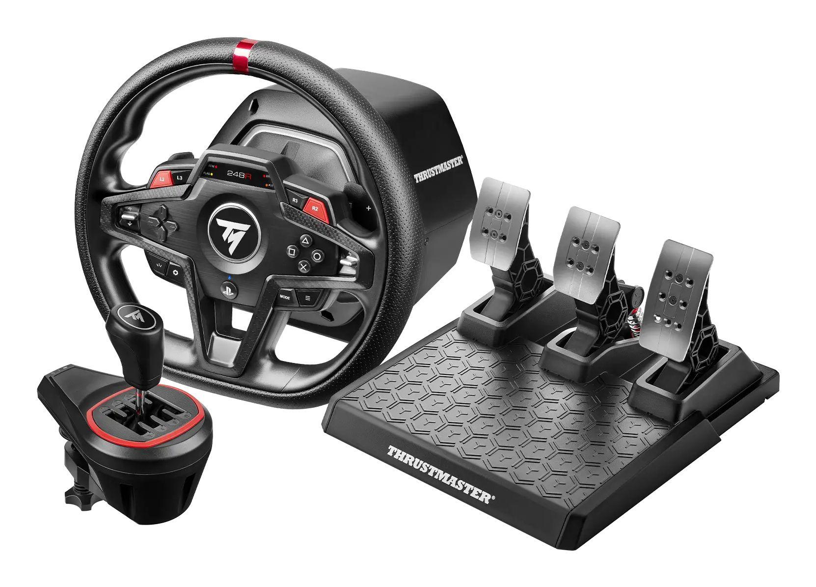Conjunto de Simulação THRUSTMASTER T248R Shifter Pack (PlayStation - Com fios - Preto)