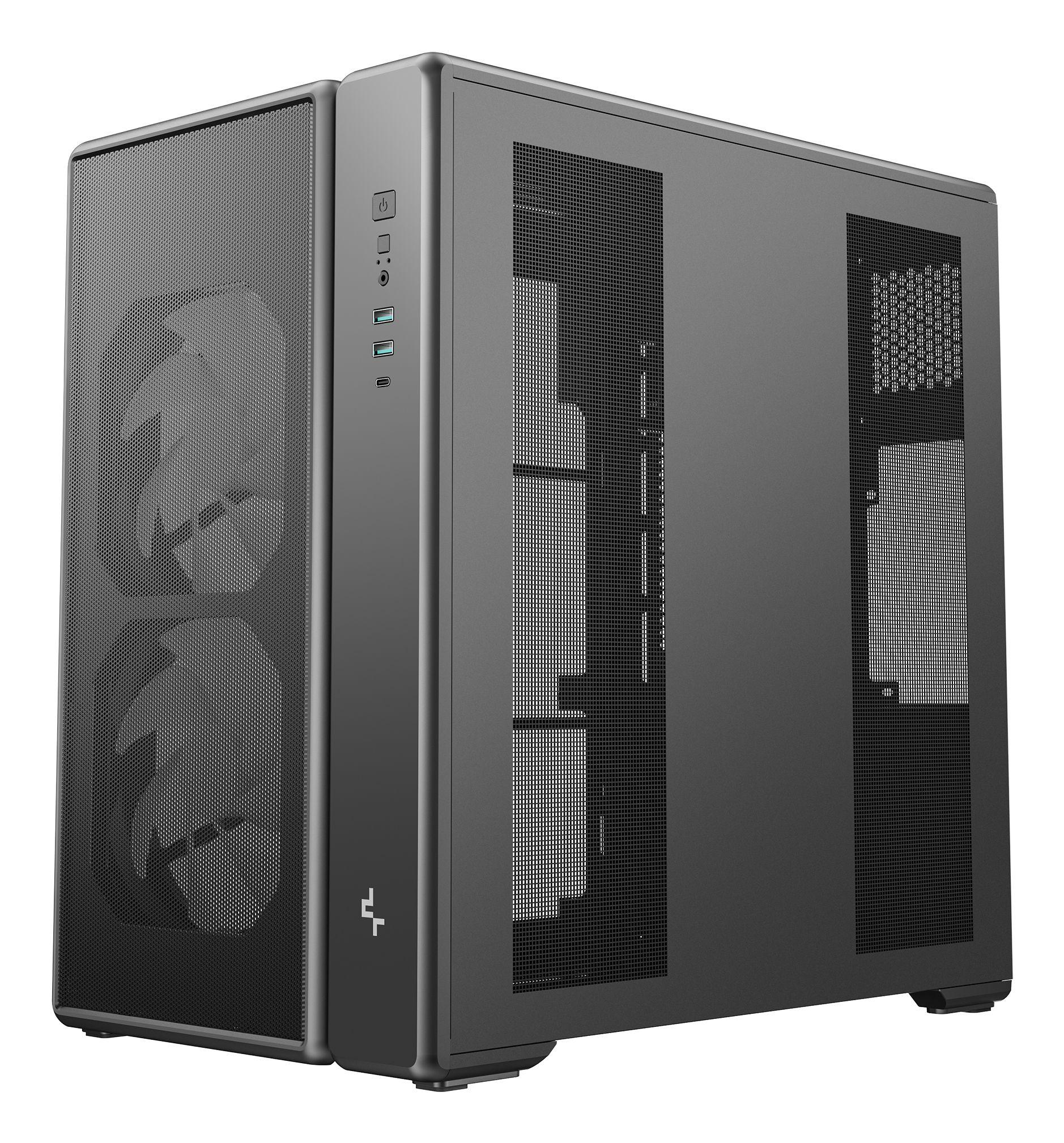 Caixa PC DEEPCOOL CG590 MESH 2F (micro ATX, ITX, ATX - Midi Tower - 16 cm - Preto) — miniatura 8