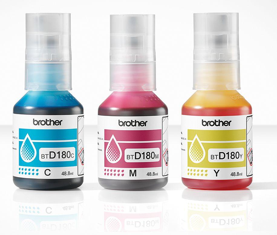 Recarga de Tinteiro BROTHER BTD180CLVAL (5000 páginas - Ciano, Magenta e Amarelo), miniatura 4