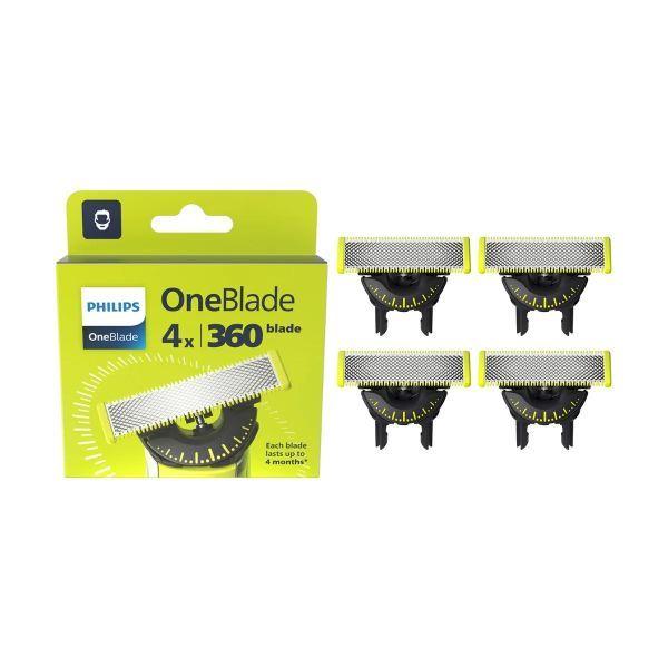 Lâminas de Recarga para Máquina de Barbear PHILIPS OneBlade QP440/50 (360 - 4 Unidades) — miniatura 3