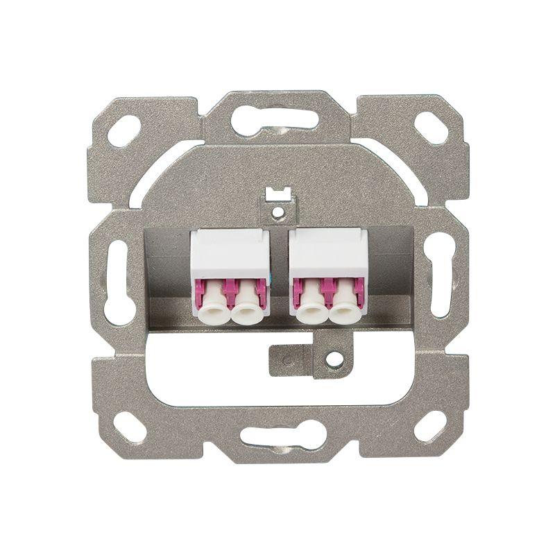 Tomada de Parede LOGILINK NK4024 (LC Duplex - 2 Tomadas - Branco), miniatura 2