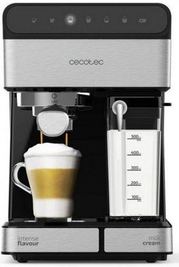 Máquina de Café Expresso Semi-Automática CECOTEC Power Instant-ccino 20 Touch (Café moído - 1350 W - 20 bar - Preto e Inox) — miniatura 2