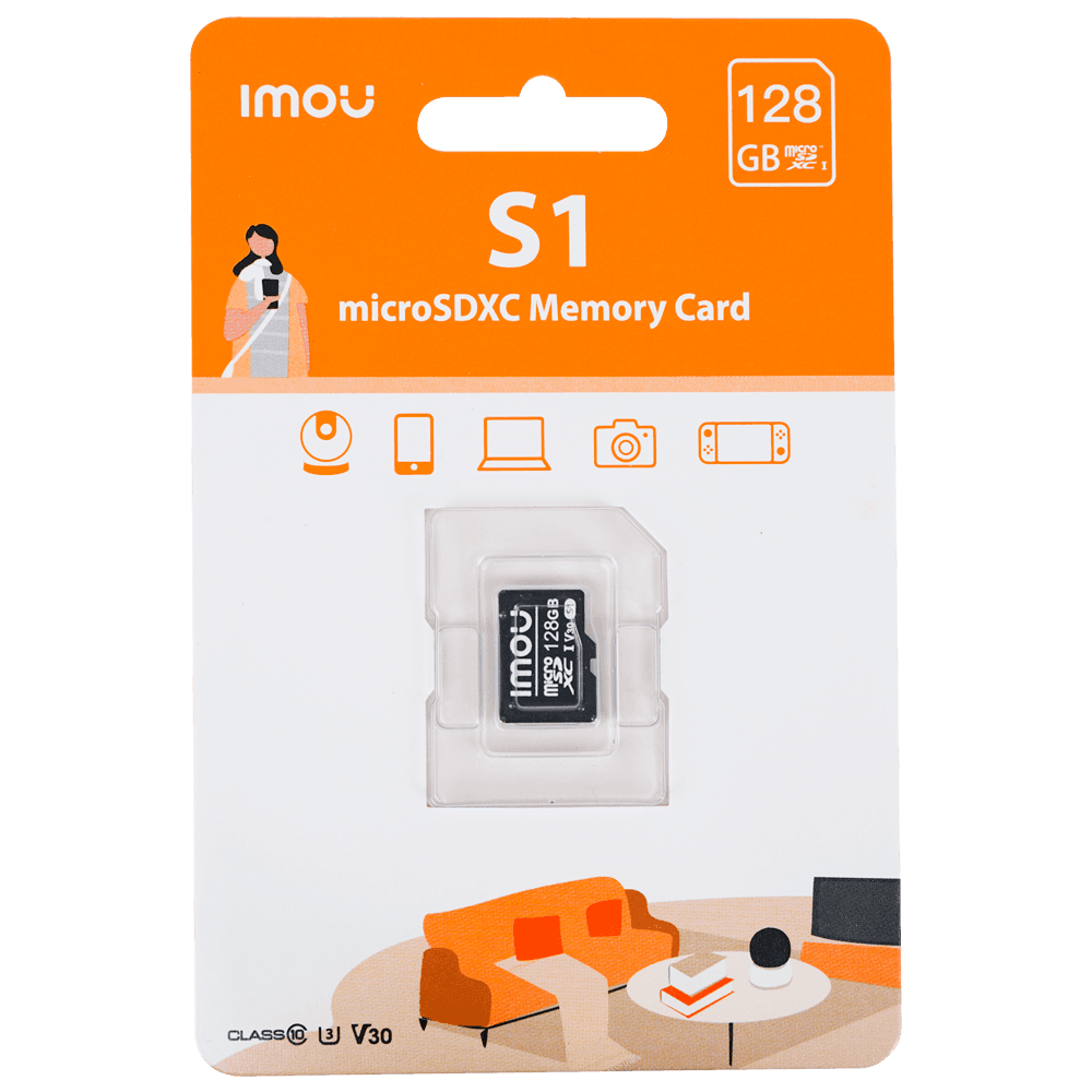 Cartão de Memória IMOU ST2-128-S1 (128GB - Classe 10 - 95 MB/s - Preto), miniatura 3