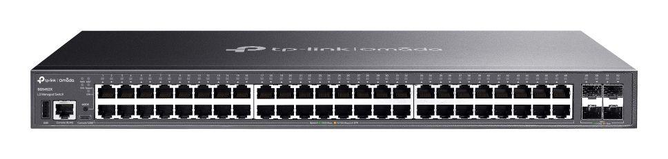 Switch TP-LINK Omada SG5452X (Gigabit Ethernet - 12 MB - 176 Gbit/s - Preto)