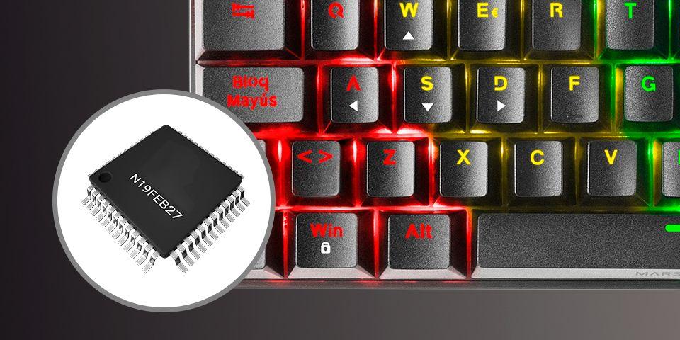 Teclado Gaming Mecânico MARS GAMING MK60 (Italiano - Interruptor de chave mecânico - 60% - Preto) — miniatura 6