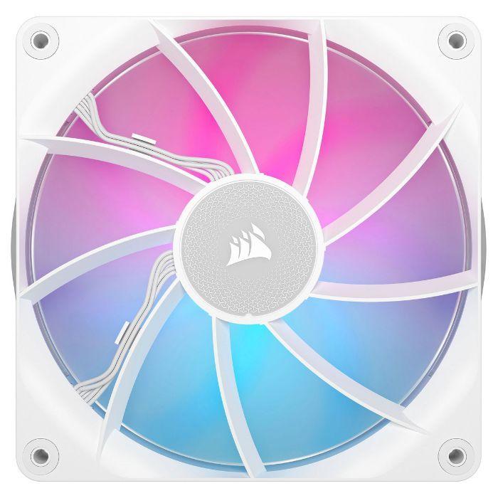 Ventoinha CORSAIR iCUE LINK RX140 RGB PWM (Multicolor - Branco), miniatura 2