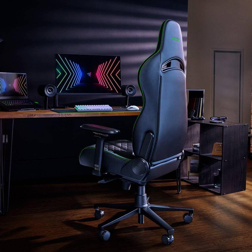 Cadeira Gaming RAZER Enki (136 kg - 138 cm - Verde, Preto - Preto e Verde), miniatura 4